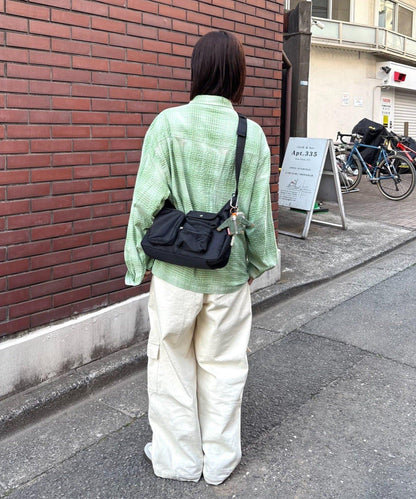 UNISEX 多口袋 單肩包
