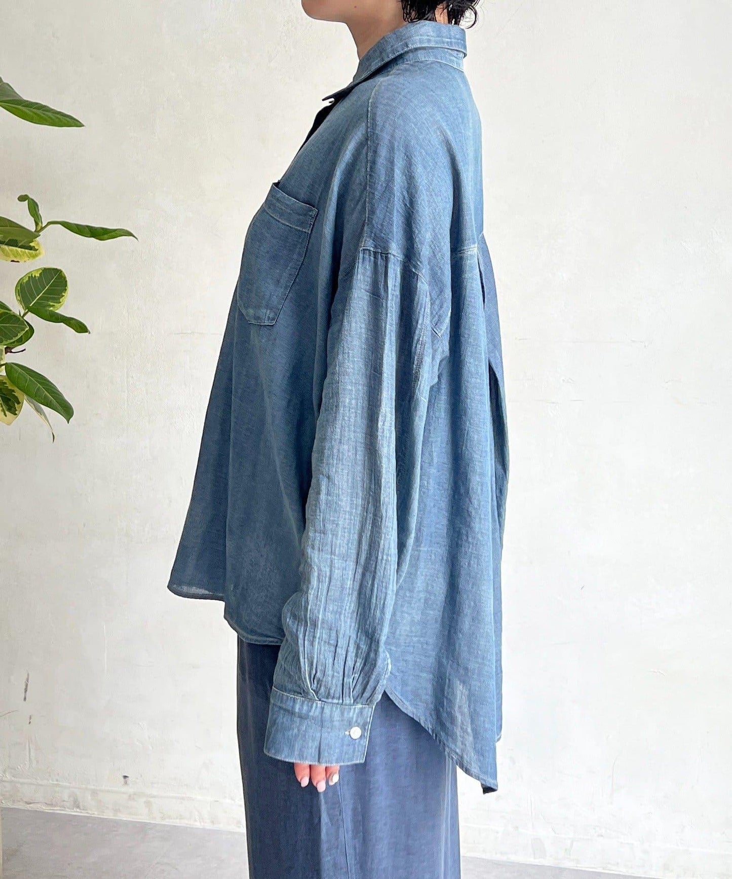透視 DENIM 襯衫