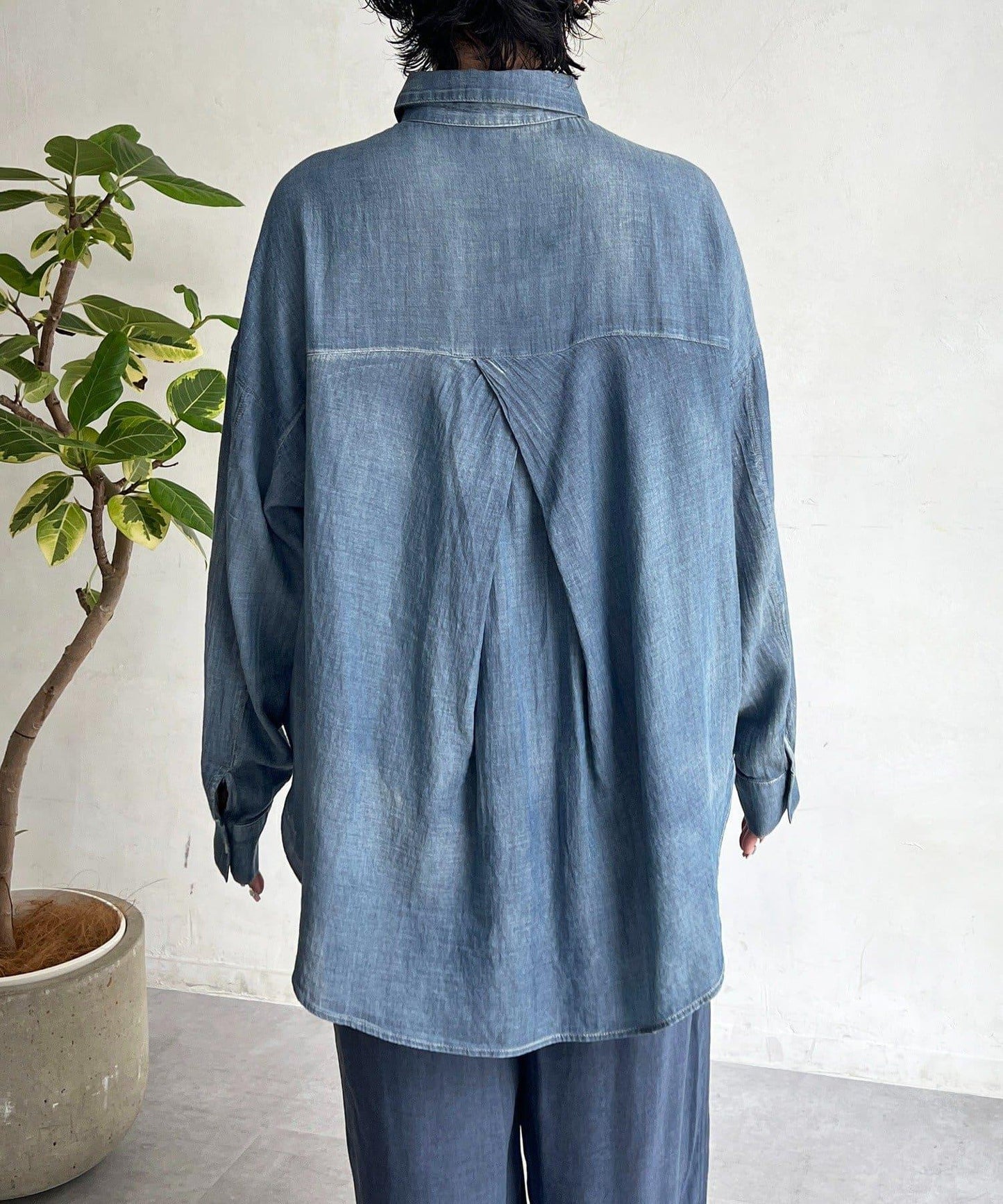 透視 DENIM 襯衫