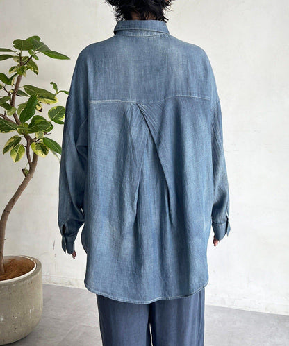 透視 DENIM 襯衫