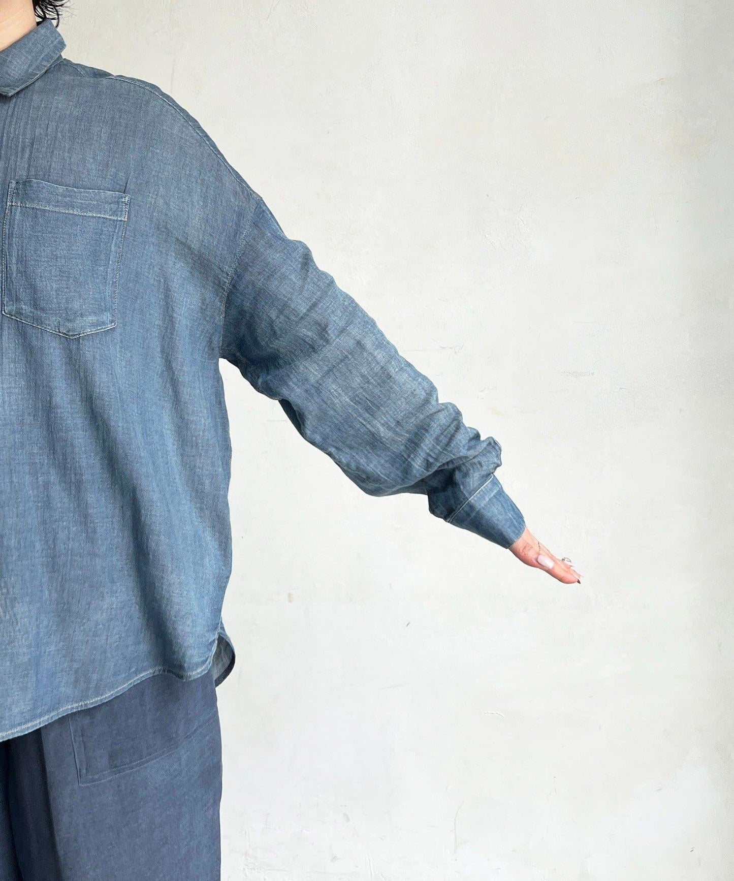 透視 DENIM 襯衫