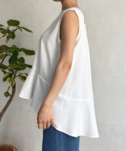 層次疊穿針織套頭衫