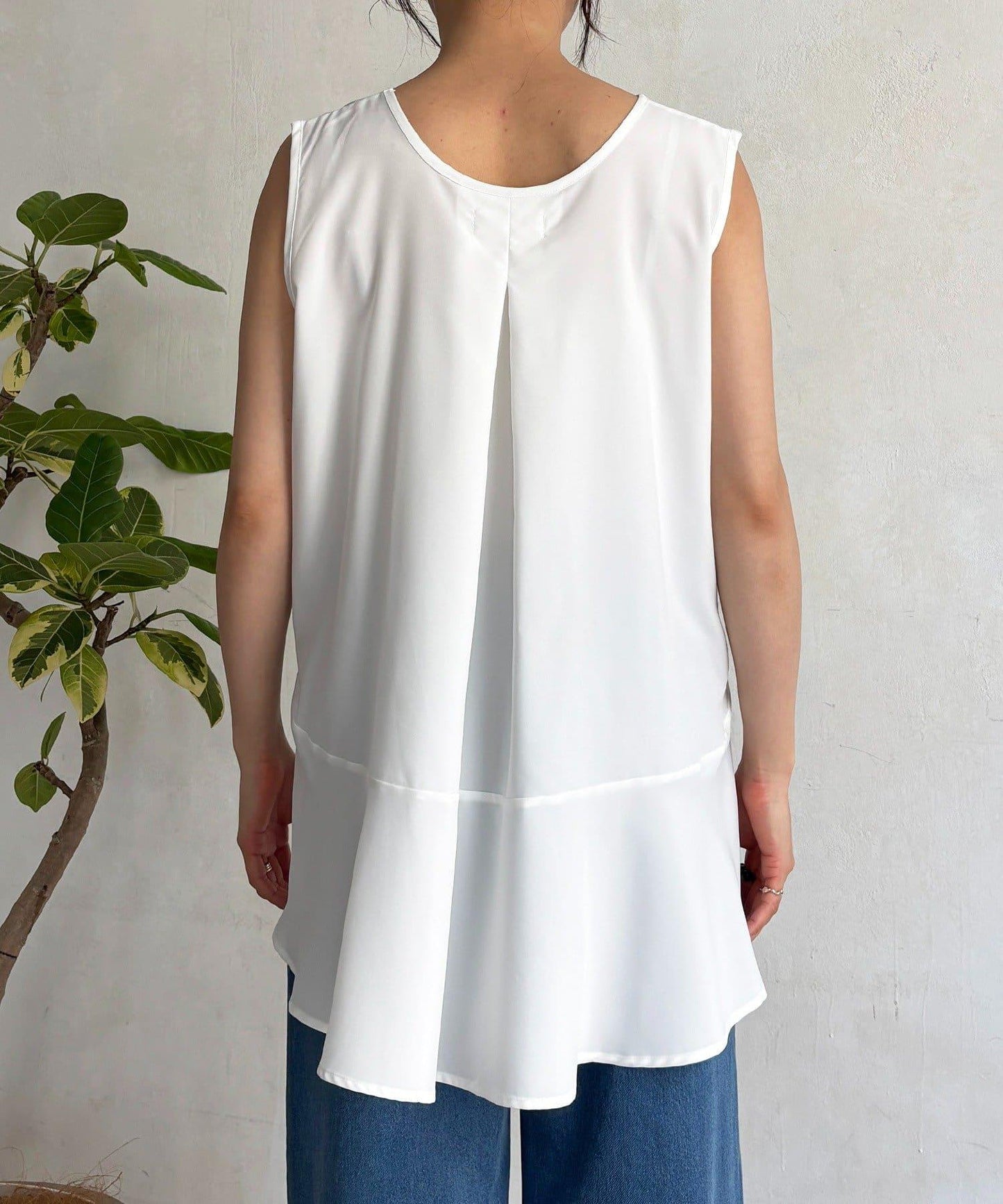 層次疊穿針織套頭衫