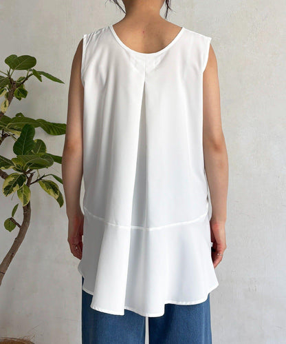 層次疊穿針織套頭衫