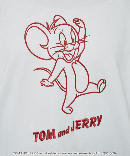TOM AND JERRY（貓和老鼠） 圖案T恤