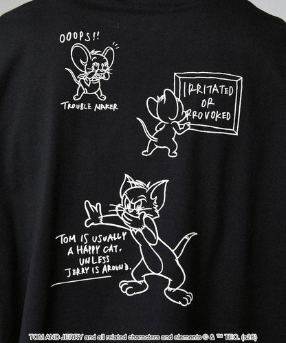 TOM AND JERRY（貓和老鼠） 圖案T恤