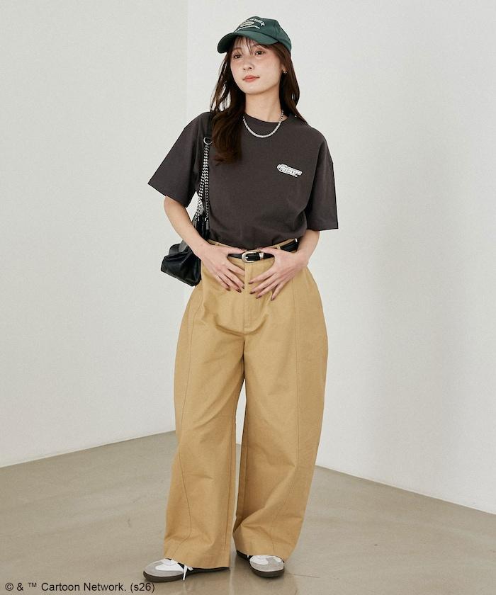 THE POWERPUFF GIRLS パワーパフガールズ（飛天小女警） 貼紙風 T恤