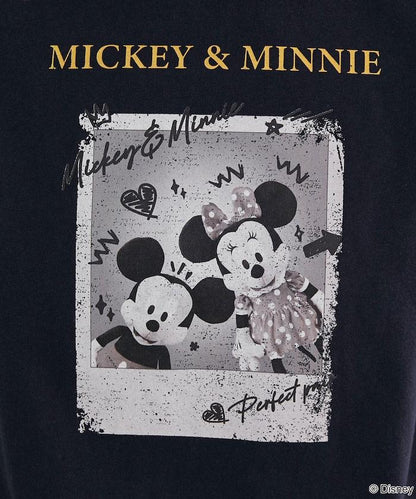 Minnie Mouse ミニーマウス 塗鴉風照片印花 T恤