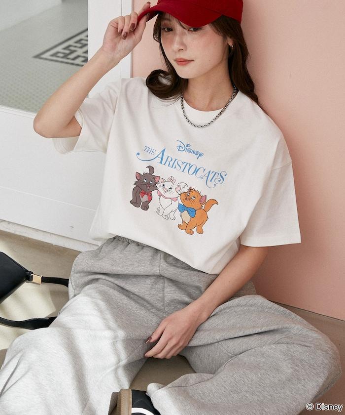 ディズニー（迪士尼） マリー 印花Tシャツ