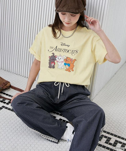 ディズニー（迪士尼） マリー 印花Tシャツ