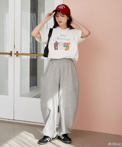 ディズニー（迪士尼） マリー 印花Tシャツ