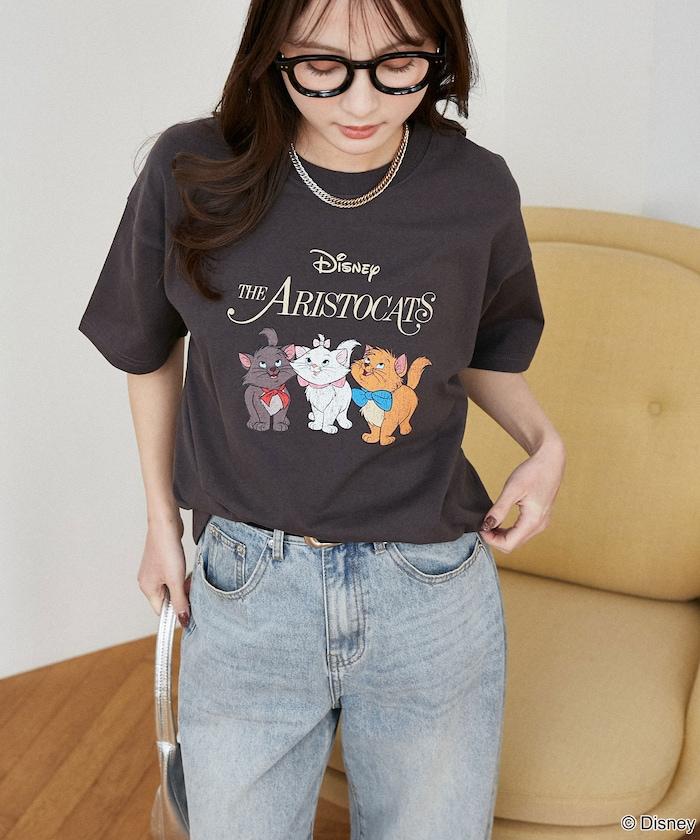 ディズニー（迪士尼） マリー 印花Tシャツ