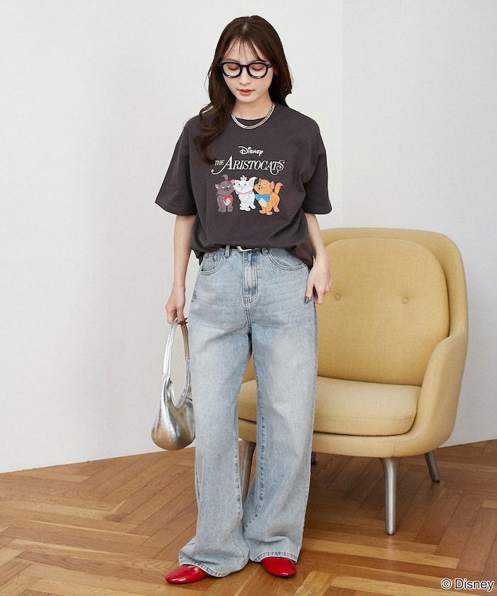 ディズニー（迪士尼） マリー 印花Tシャツ