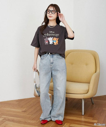 ディズニー（迪士尼） マリー 印花Tシャツ