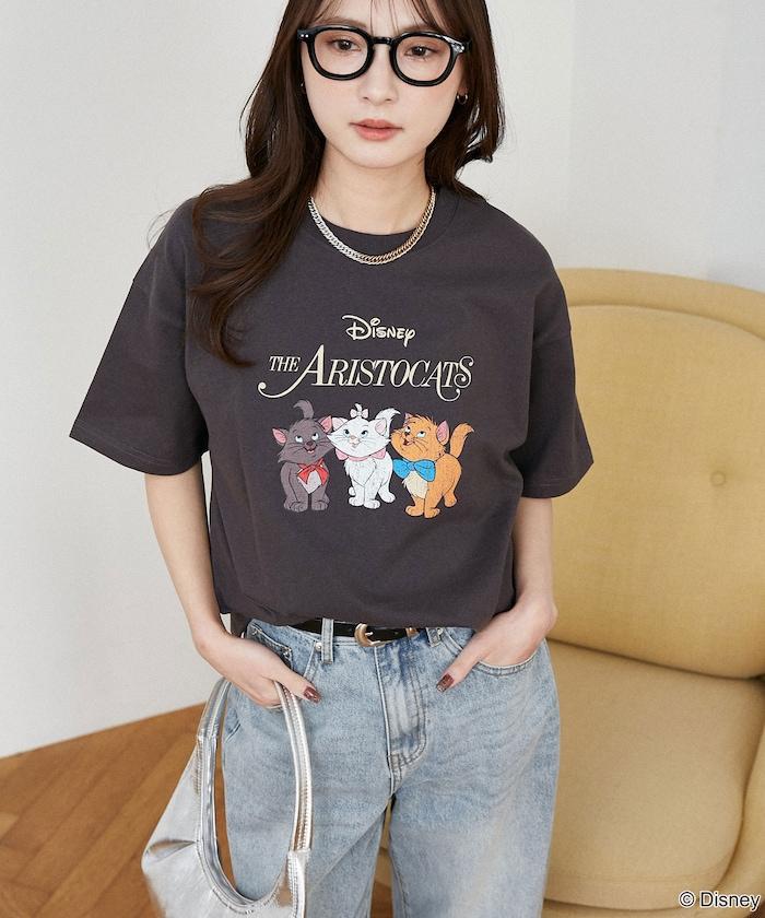 ディズニー（迪士尼） マリー 印花Tシャツ