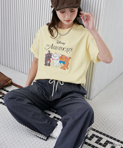 ディズニー（迪士尼） マリー 印花Tシャツ