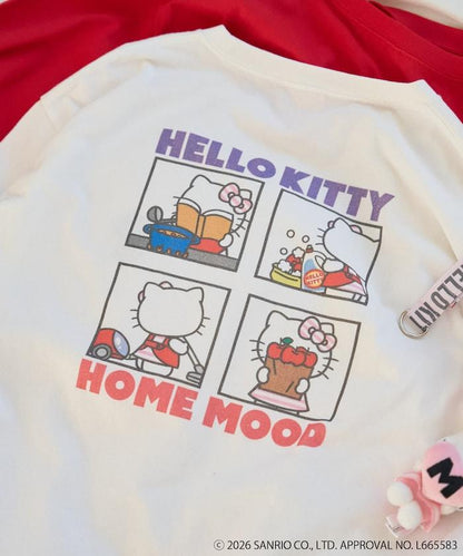 HELLO KITTY（凱蒂貓） 家居氛圍系列 長袖T恤