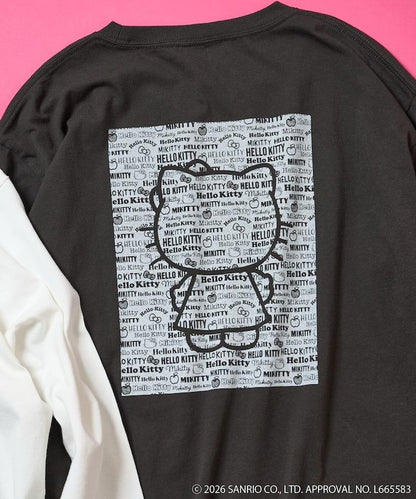 HELLO KITTY（凱蒂貓） 全印花 長袖T恤