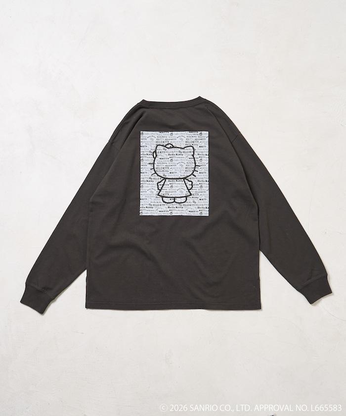 HELLO KITTY（凱蒂貓） 全印花 長袖T恤
