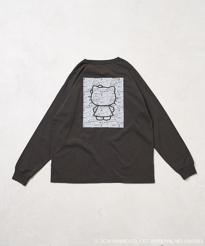HELLO KITTY（凱蒂貓） 全印花 長袖T恤