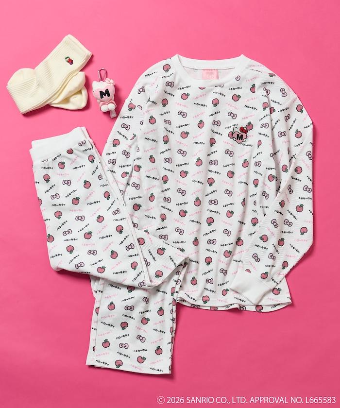 HELLO KITTY（凱蒂貓） 滿版印花 家居服