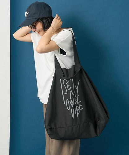 文字Logo 大容量 托特包