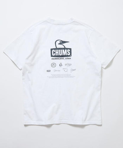 CHUMS×FREAK'S STORE  歷史背部印花 圓領T恤