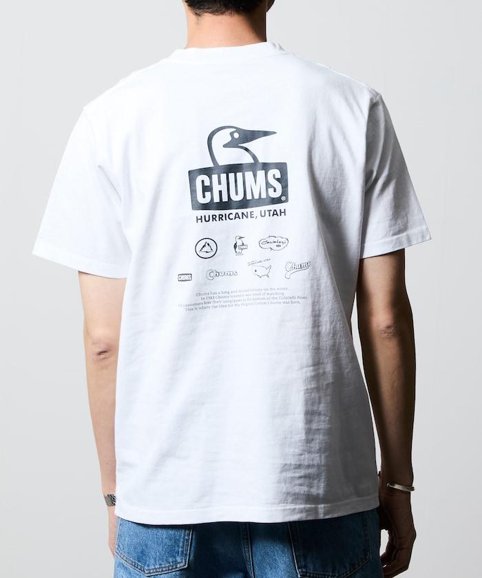 CHUMS×FREAK'S STORE  歷史背部印花 圓領T恤
