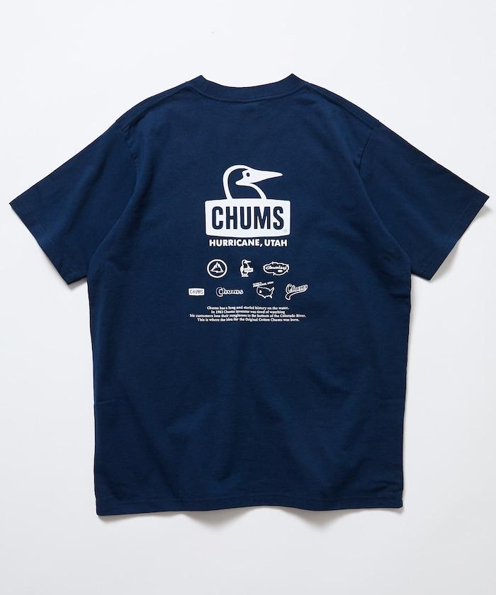 CHUMS×FREAK'S STORE  歷史背部印花 圓領T恤
