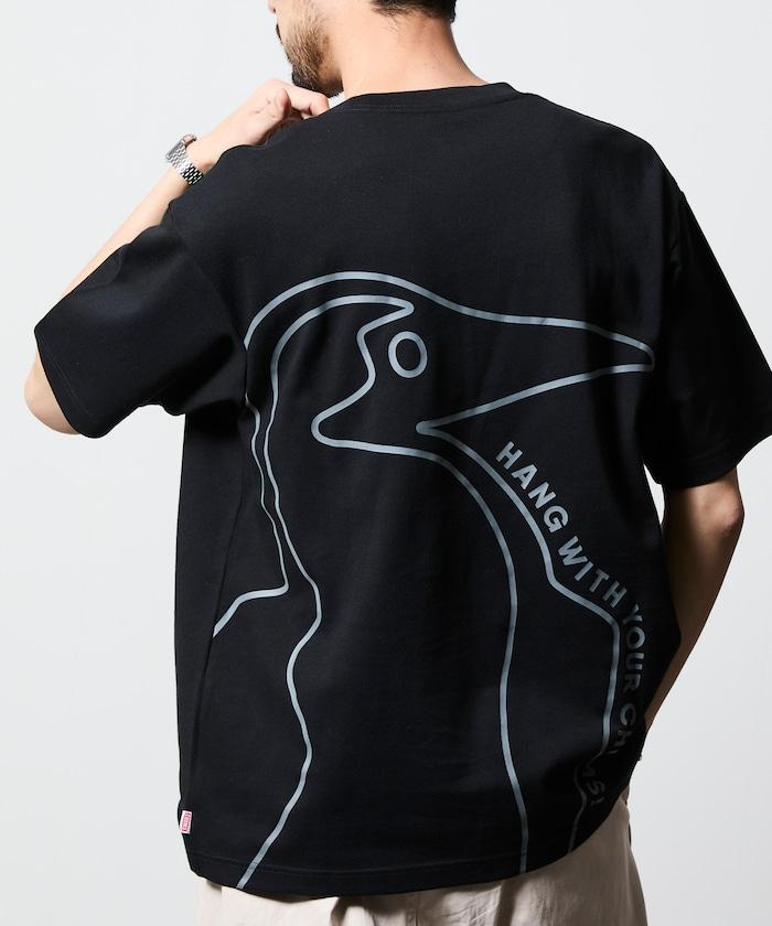 CHUMS×FREAK'S STORE 特別款 大Booby Bird背部印花 圓領T恤