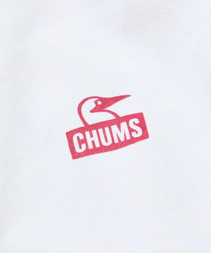 CHUMS×FREAK'S STORE 特別款 背部印花 貓圖案 圓領T恤