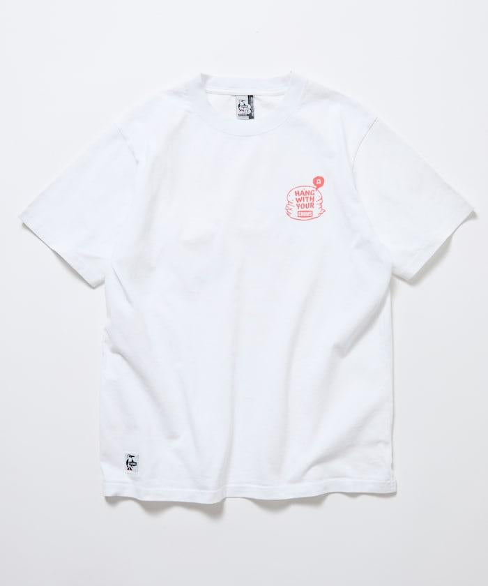 CHUMS×FREAK'S STORE 聯名 Booby鳥後背印花漢堡圖案 圓領T恤