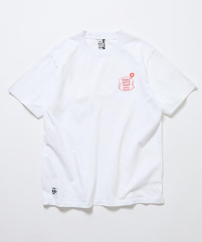 CHUMS×FREAK'S STORE 聯名 Booby鳥後背印花漢堡圖案 圓領T恤