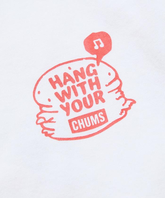 CHUMS×FREAK'S STORE 聯名 Booby鳥後背印花漢堡圖案 圓領T恤