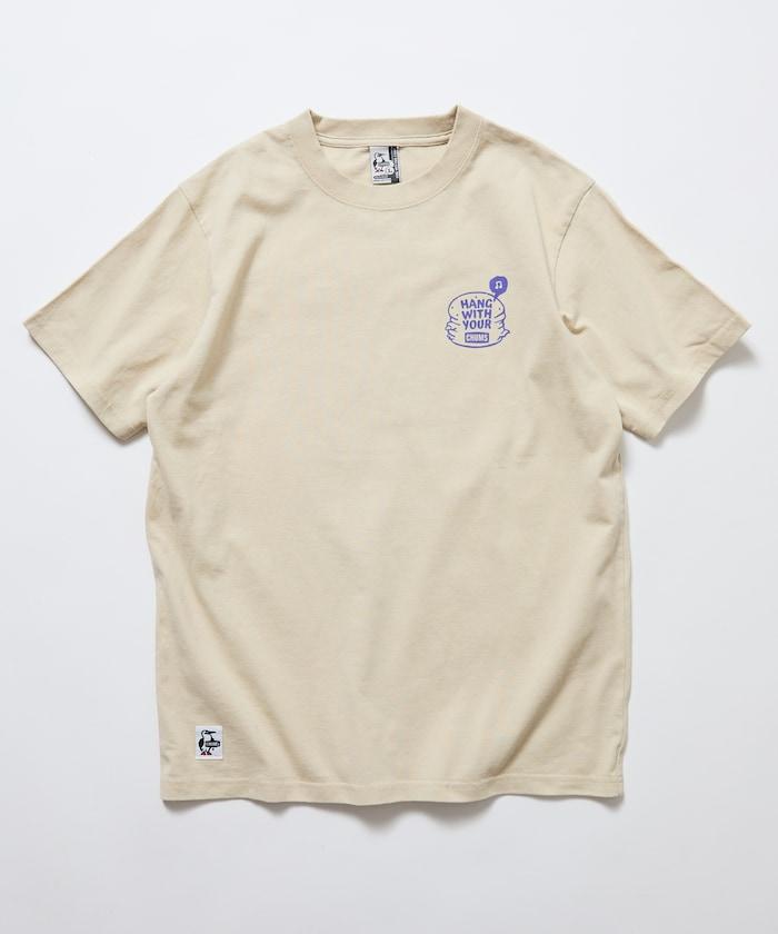 CHUMS×FREAK'S STORE 聯名 Booby鳥後背印花漢堡圖案 圓領T恤