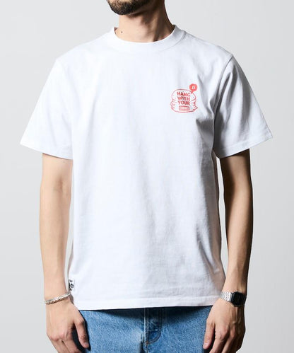CHUMS×FREAK'S STORE 聯名 Booby鳥後背印花漢堡圖案 圓領T恤