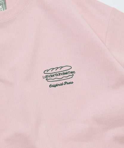 LANDER SANDWICHES×FREAK'S STORE ランダー 聯名 寬鬆版型 背部印花 圓領T恤
