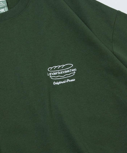 LANDER SANDWICHES×FREAK'S STORE ランダー 聯名 寬鬆版型 背部印花 圓領T恤