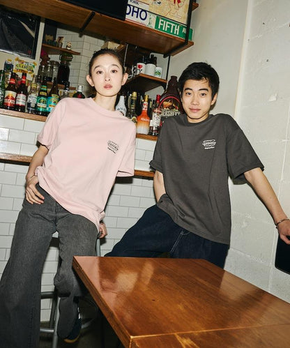 LANDER SANDWICHES×FREAK'S STORE ランダー 聯名 寬鬆版型 背部印花 圓領T恤