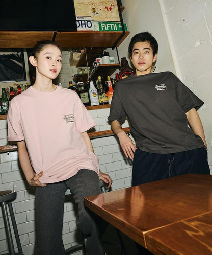 LANDER SANDWICHES×FREAK'S STORE ランダー 聯名 寬鬆版型 背部印花 圓領T恤