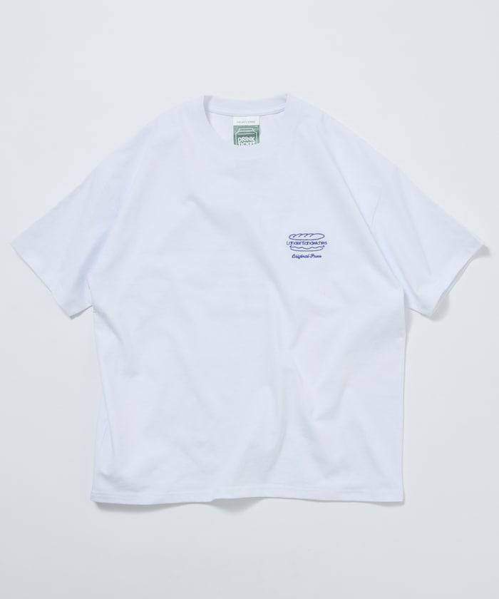 LANDER SANDWICHES×FREAK'S STORE ランダー 聯名 寬鬆版型 背部印花 圓領T恤