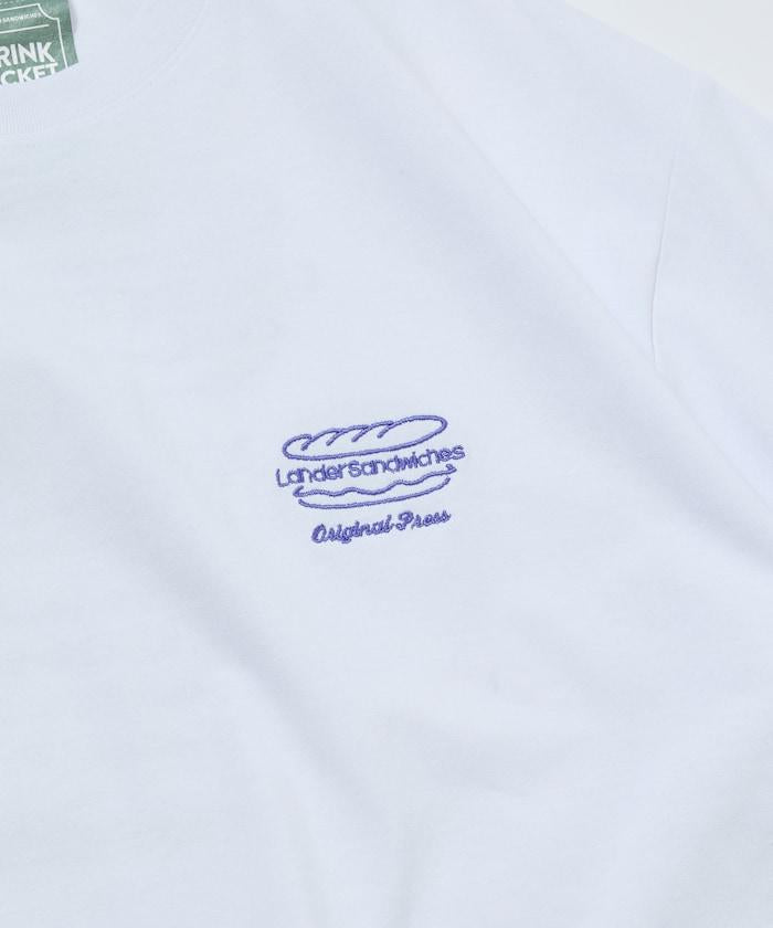 LANDER SANDWICHES×FREAK'S STORE ランダー 聯名 寬鬆版型 背部印花 圓領T恤