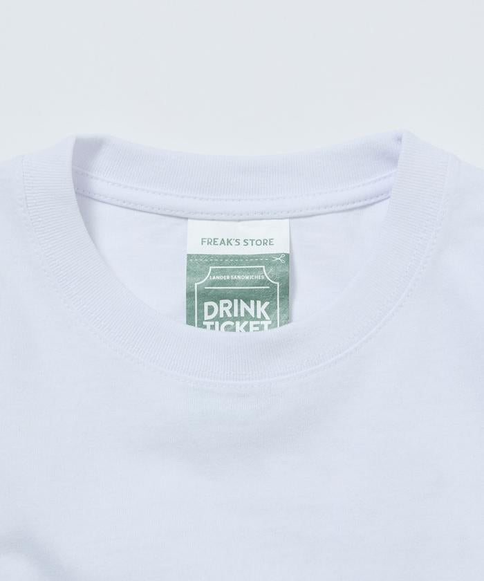 LANDER SANDWICHES×FREAK'S STORE ランダー 聯名 寬鬆版型 背部印花 圓領T恤