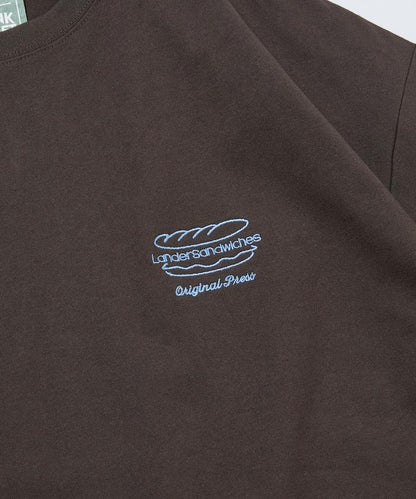 LANDER SANDWICHES×FREAK'S STORE ランダー 聯名 寬鬆版型 背部印花 圓領T恤