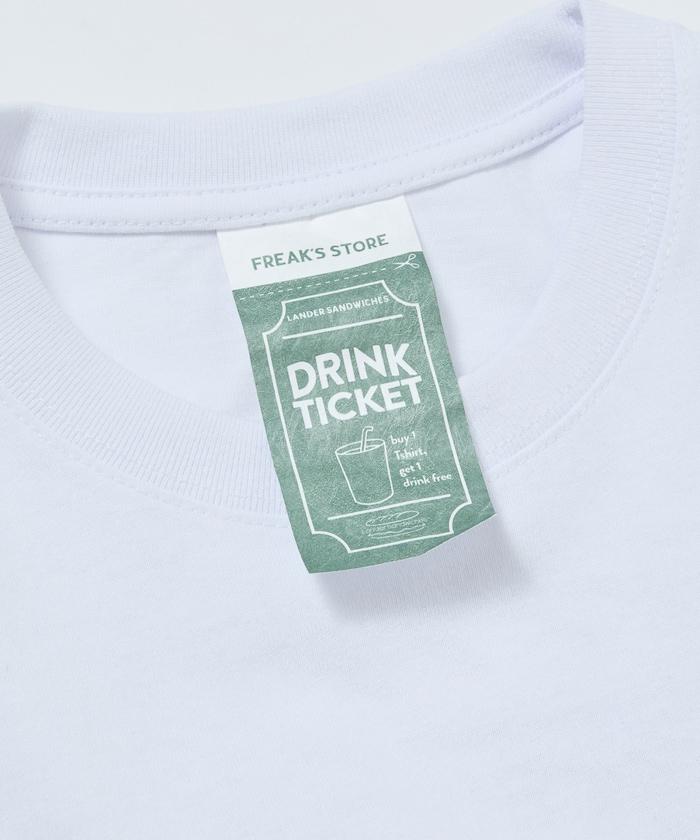 LANDER SANDWICHES×FREAK'S STORE ランダー 聯名 寬鬆版型 背部印花 圓領T恤