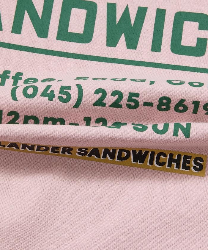 LANDER SANDWICHES×FREAK'S STORE ランダー 聯名 寬鬆版型 背部印花 圓領T恤