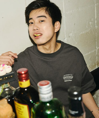 LANDER SANDWICHES×FREAK'S STORE ランダー 聯名 寬鬆版型 背部印花 圓領T恤