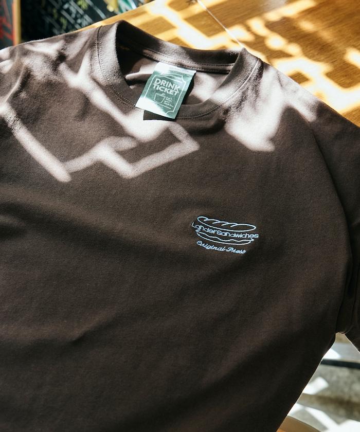 LANDER SANDWICHES×FREAK'S STORE ランダー 聯名 寬鬆版型 背部印花 圓領T恤