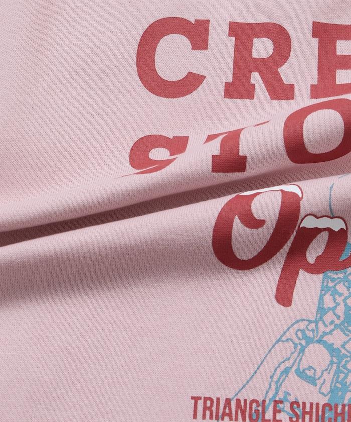 HOLIDAY ICECREAM×FREAK'S STORE  寬鬆 背部印花 圓領 T恤