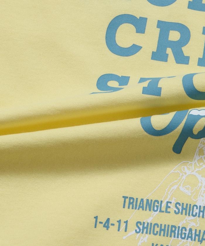 HOLIDAY ICECREAM×FREAK'S STORE  寬鬆 背部印花 圓領 T恤